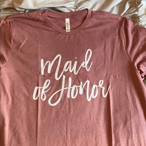 Maid of honor t-shirt